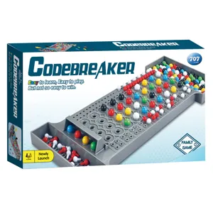 Jeu de plateau Codebreaker puzzle de strategie familial avec des perles pour enfants.