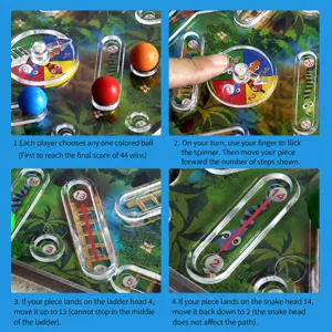 gioco di societa serpenti e scale 3d mini giocattolo da tavolo interattivo bambini