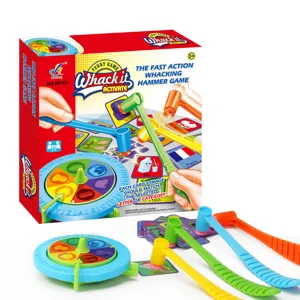 Bambini Whack Hammer Gioco Giocattolo Plastica Interattivo Reazione Allenamento Gioco da Tavolo Festa di Famiglia Giocattolo Educativo Set