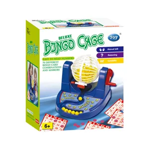 Deluxe bingocool spelset met kaarten en ballen voor kinderen familie feest interactief speelgoed