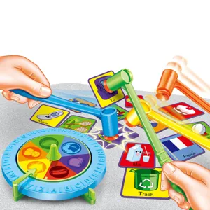 Gioco da tavolo con martello a ventosa per bambini giocattolo interattivo per reazione