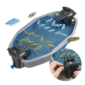 Naval battle board game toy, interactive double player desktop toy for kids and family.