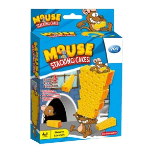 Mini gioco da tavolo torta in pila topo giocattolo educativo per bambini equilibrio