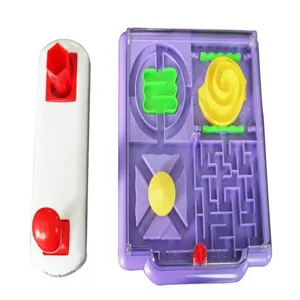 gioco labirinto puzzle bambini 4 in 1 giocattolo da tavolo flipper manovella intelligenza