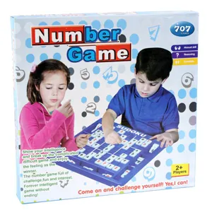 Σετ επιτραπέζιου παιχνιδιού Sudoku για παιδιά, παζλ αριθμών λογικής για εκπαίδευση και παιχνίδι.