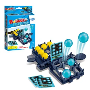 Mini Jeu de Bureau Bounce Ball Jouet de Table Interactif Famille Fête Jeu de Société en Plastique