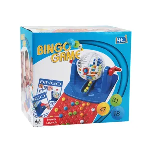 Gioco del bingo per bambini con gabbia della lotteria palline gioco da tavolo interattivo