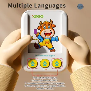 Kids smart card machine multi-language early education interactive logic toy for kids