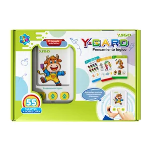 Children smart card reading early education learning machine with logical thinking flashcards.