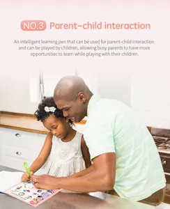 Stylo de lecture intelligent pour enfants, stylo d'apprentissage interactif précoce.