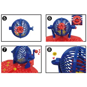 Ensemble de jeu de loto bingo pour enfants jouet de bureau interactif familial amusant