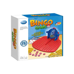 Jeu de bingo ensemble avec machine a loto 90 boules et cartes jouet interactif parents enfants