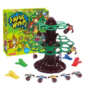 Juego de Mesa de Mono Saltarín para Niños Juguete Educativo Interactivo Padre-Hijo de Plástico de Escritorio