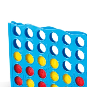 Mini juego de mesa 4 en raya para niños, juguete interactivo de estrategia principal