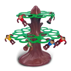 Juego de mesa de monos para niños juguete interactivo para padres e hijos con árbol y monitos
