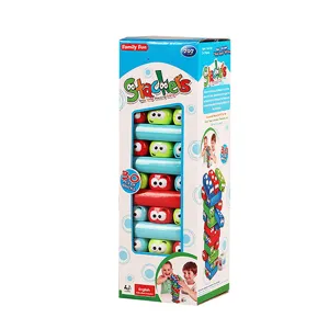 Jeu de tour d'empilement pour enfants blocs de construction colores jeu educatif rigolo