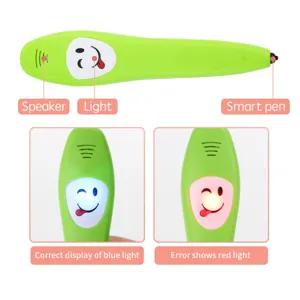 Stylo de lecture intelligent pour enfants jouet d'apprentissage educatif vert interactif