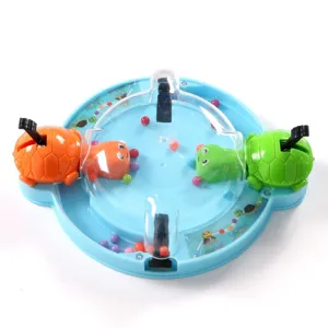 Jeu de table interactif pour enfants tortue mange des perles, mini jouet compétitif amusant famille.