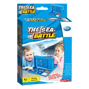 Jeu de société de stratégie de bataille navale classique pour enfants, pliable et portable.
