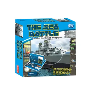 Jeu de societe de strategie de bataille navale classique pour enfants et famille.