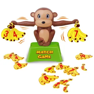Juguete de equilibrio de mono matemáticas balanza digital aprendizaje niños juego educativo