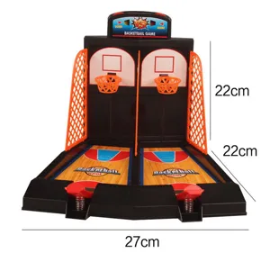 Jeu de basketball double de bureau jouet tireur de table interactif cadeau pour enfants.