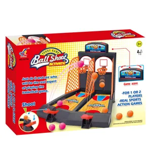 Jeu de basket-ball à double éjection de bureau, jouet interactif parent-enfant pour table de jeu.