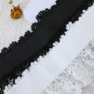 Ceinture corset large en dentelle pour femmes, accessoire de mode évidé pour robe et taille.