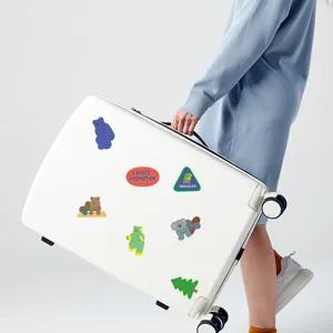 Autocollants de graffiti d'ours mignons de style coréen pour ordinateur portable et valise.