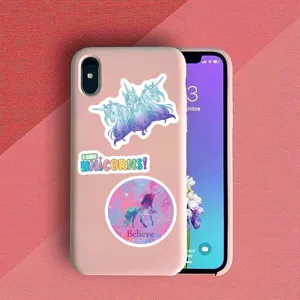 Niedliche Einhorn Aufkleber wasserdichte Vinyl Sticker für Laptop Handy Wasserflasche.