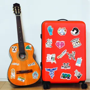 50 pcs cartoon animal veterinary waterproof stickers decal for laptop water bottle skateboard