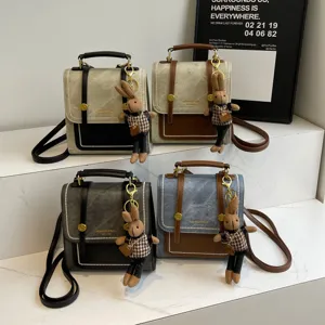 Vintage casual γυναικείο mini σακίδιο πλάτης, χαριτωμένη μικρή τσάντα για ταξίδια.