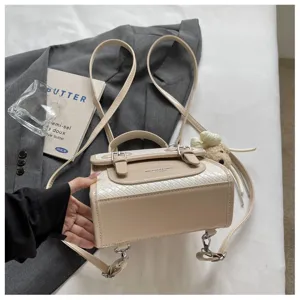 Mochila vintage beige de mujer bolso casual de cuero PU elegante bolsa escolar diaria