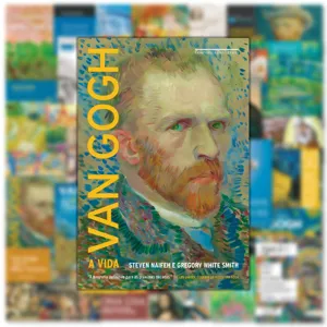 Van Gogh biografie boek omhulsel kunst poster sticker voor laptop koffer waterdicht