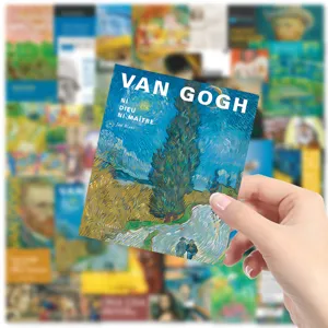 Van Gogh kunst sticker waterdicht vinyl decal voor laptop koffer gitaar decoratie