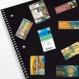 Artistieke ticket poster graffiti stickers, waterdichte decoratieve decal voor laptop.