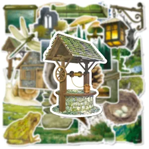 Pastoral vintage lifestyle decorative stickers set for journal notebook water cup DIY craft