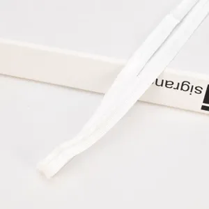 1cm wide white imitation lamb cashmere piping trim for DIY hair accessories crafts.