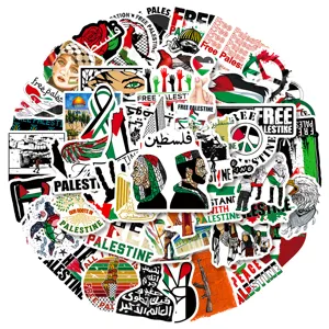 Adesivi graffiti Palestina impermeabili pacchetto in vinile per laptop skateboard borraccia