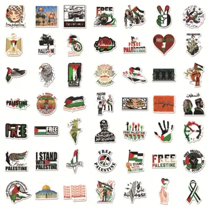 Set di adesivi graffiti Palestina impermeabili per laptop skateboard valigia decoro