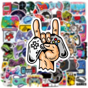 50pz adesivi impermeabili controller di gioco graffiti perskateboard valigia borraccia