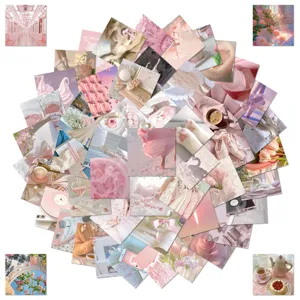60pcs pink ballet aesthetic stickers for journaling, laptop, phone and cute DIY decorations.