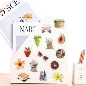 Waterproof picnic aesthetic graffiti stickers pack for laptop, skateboard, and luggage decor.