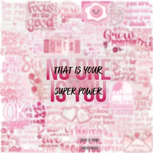 Pink motivational PET stickers for journaling scrapbooking aesthetic cute stationery decor 50pcs