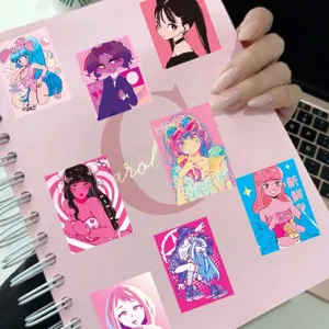 50pcs Japanese anime cute girl aesthetic stickers waterproof vinyl decal for laptop diary