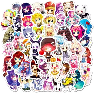 Cute Cartoon Anime Doll Graffiti Stickers Aesthetic Waterproof Vinyl Decals For Laptop Guitar Water Bottle Luggage