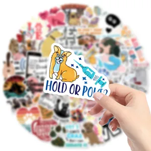 Waterproof cartoon veterinary corgi graffiti stickers for journal laptop luggage decoration