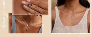 Elegant gold-plated teardrop birthstone necklace with adjustable box chain for daily wear.