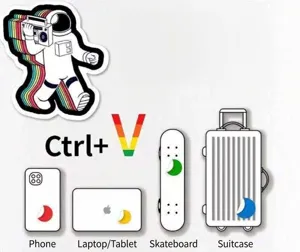 Adesivo impermeabile in vinile graffiti per skateboard computer portatile valigia decoro