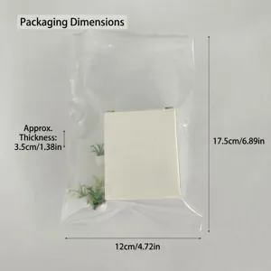 Maison de poupée miniature plante verte étagère emballage taille affichage boîte transparente